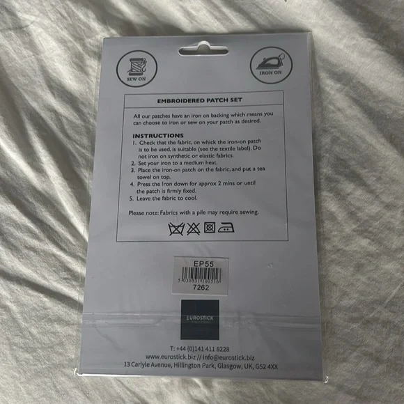 Brilliantly British embroidered patch set - Picture 2 of 3